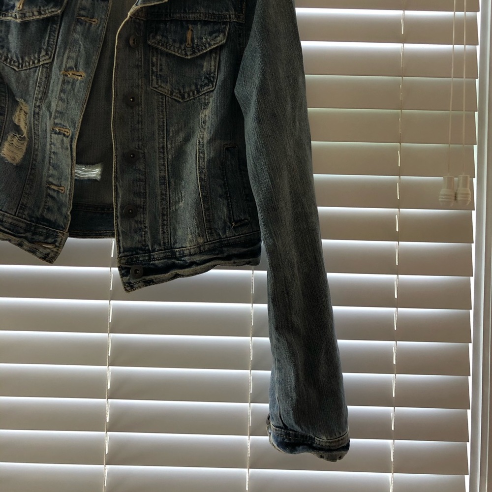 Distressed Jean Jacket - Picture 2 of 4